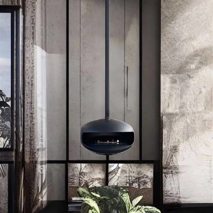 Indoor Alcohol Hanging Fireplace