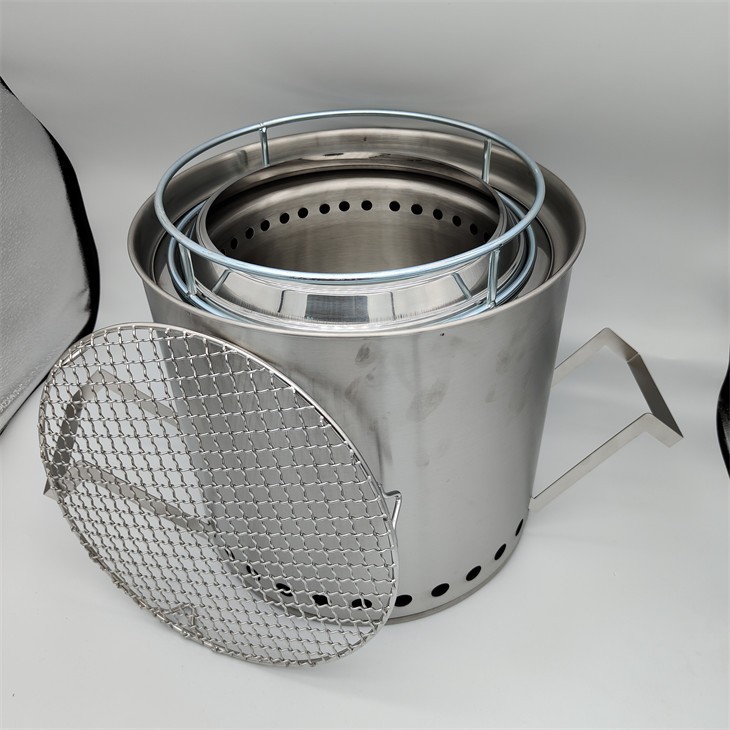 Stainless Steel Fire Pit Solo Bonfire Grill Solo Stove