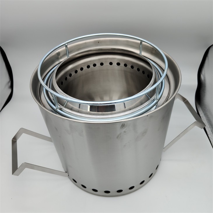 Stainless Steel Fire Pit Solo Bonfire Grill Solo Stove