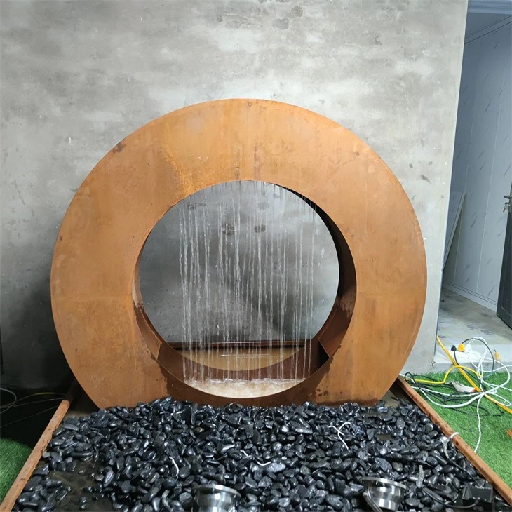 Tranquil Waters Corten Steel Water Feature