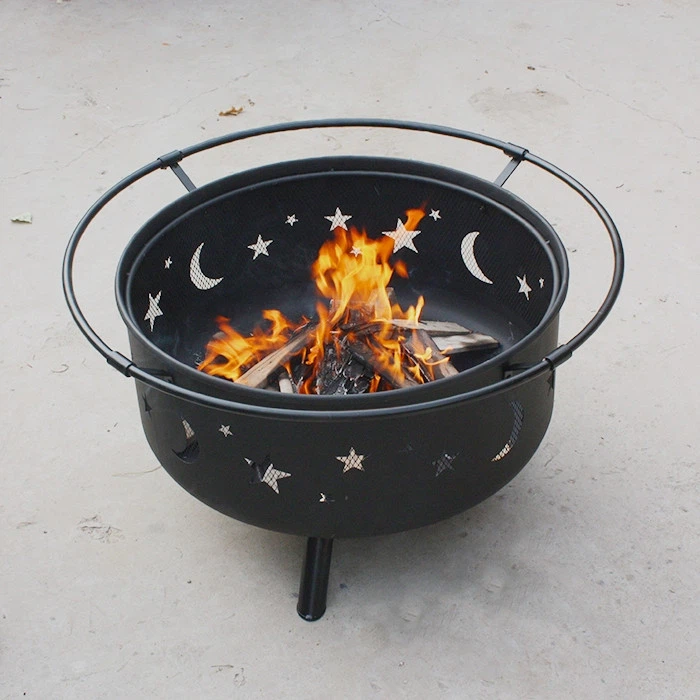 Aesthetic Star - Moon Patterned BBQ Grill