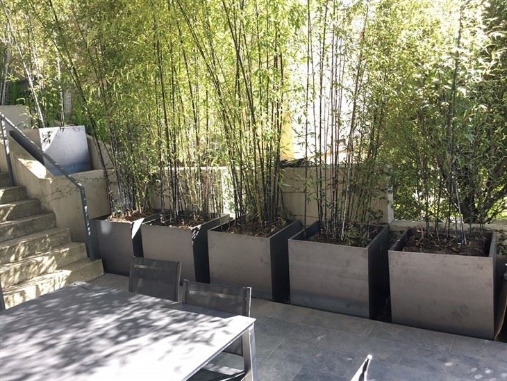 Wall And Trellis Planters Corten Steel